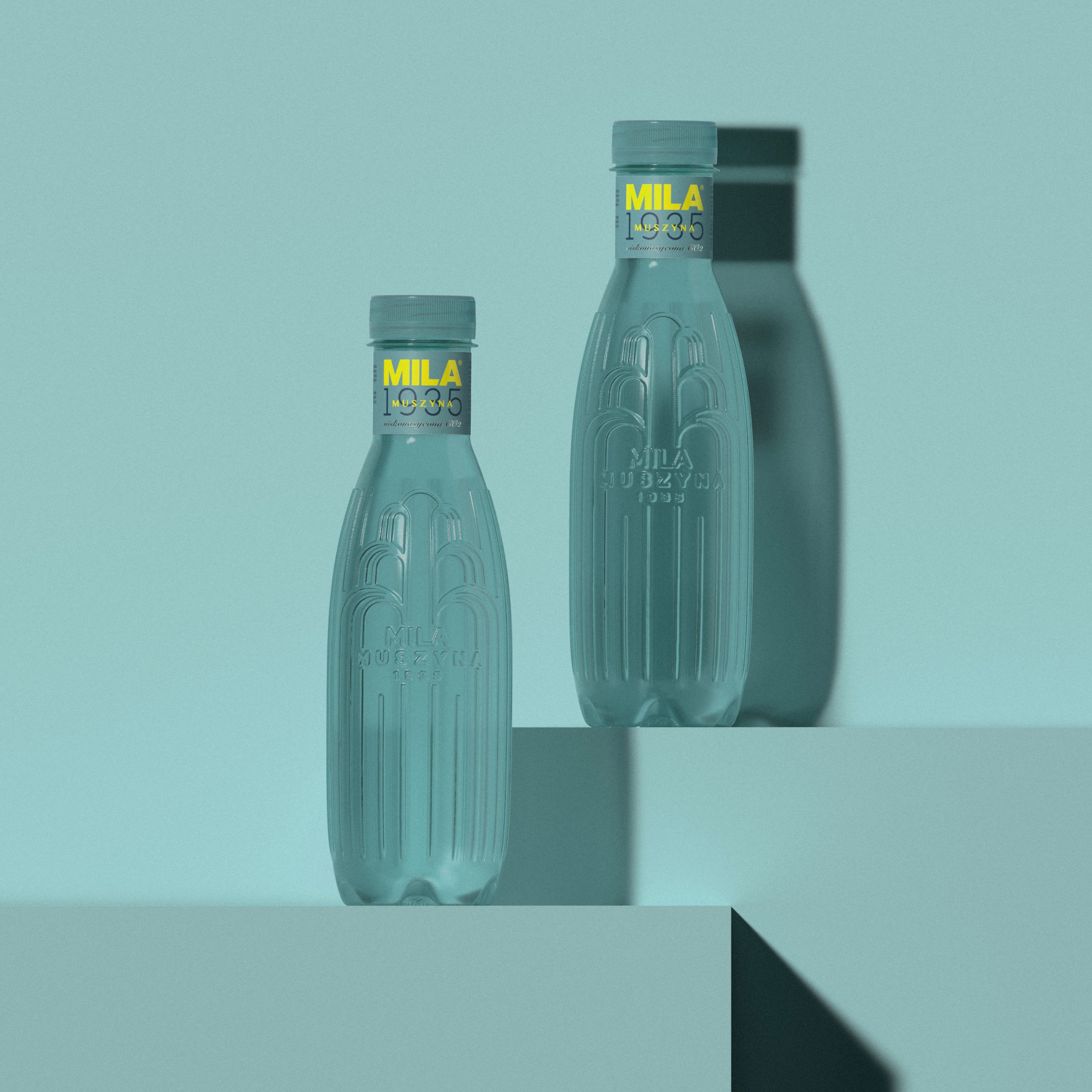 dwie butelki Mila Muszyna